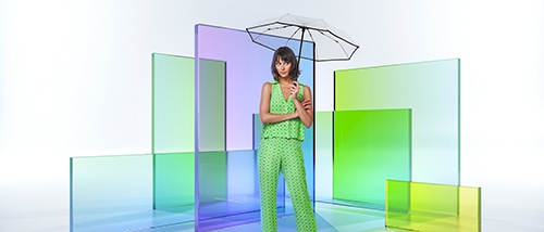 Parapluies transparents - banner