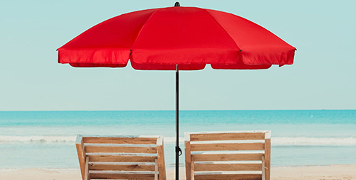 Parasols de plage - banner