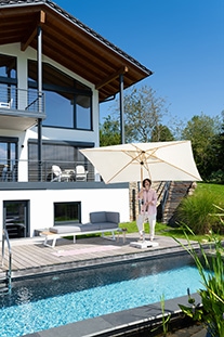 doppler Parasol de balcon