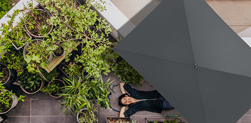 Parasols rectangulaires - banner