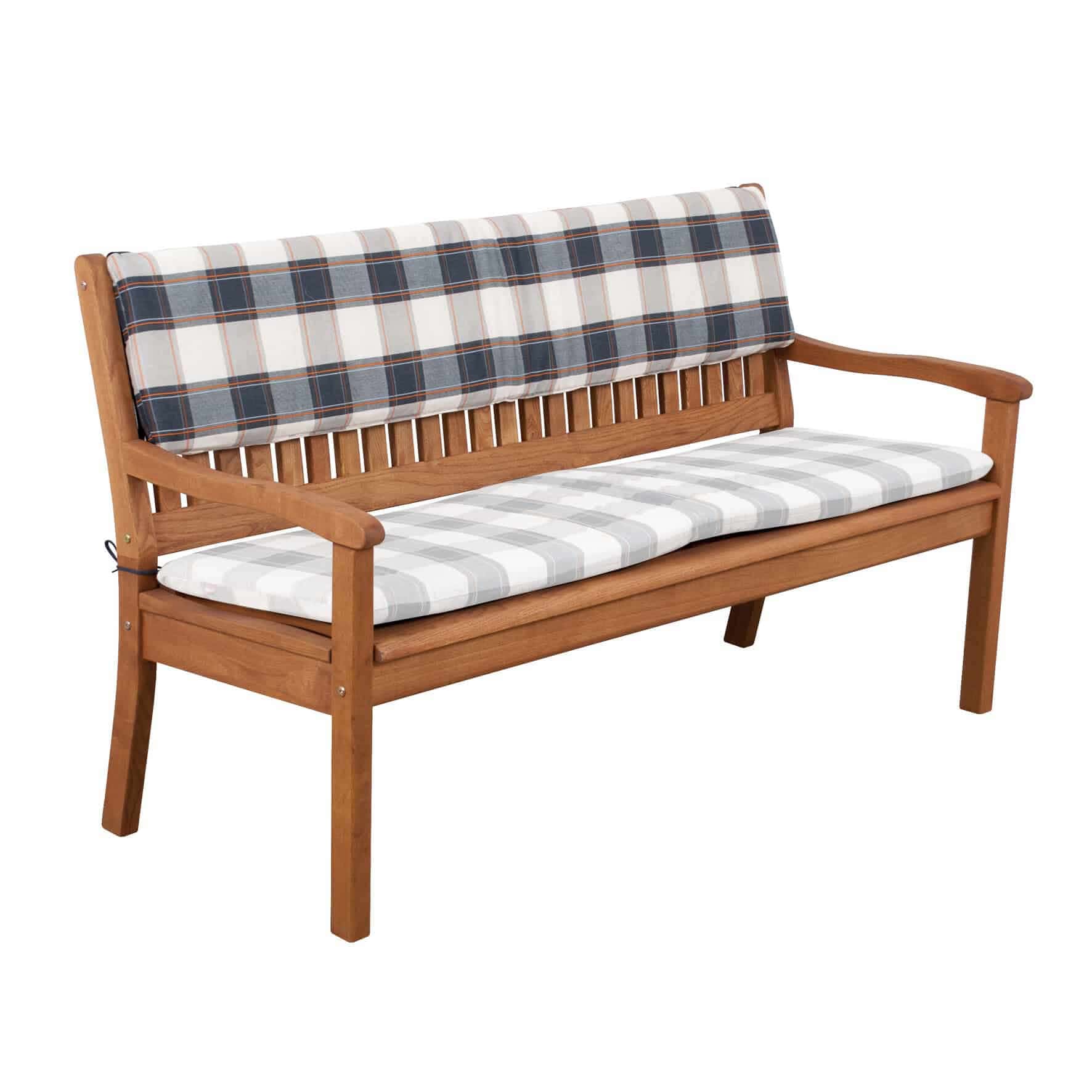 Coussin dorsal pour banc à 3 places