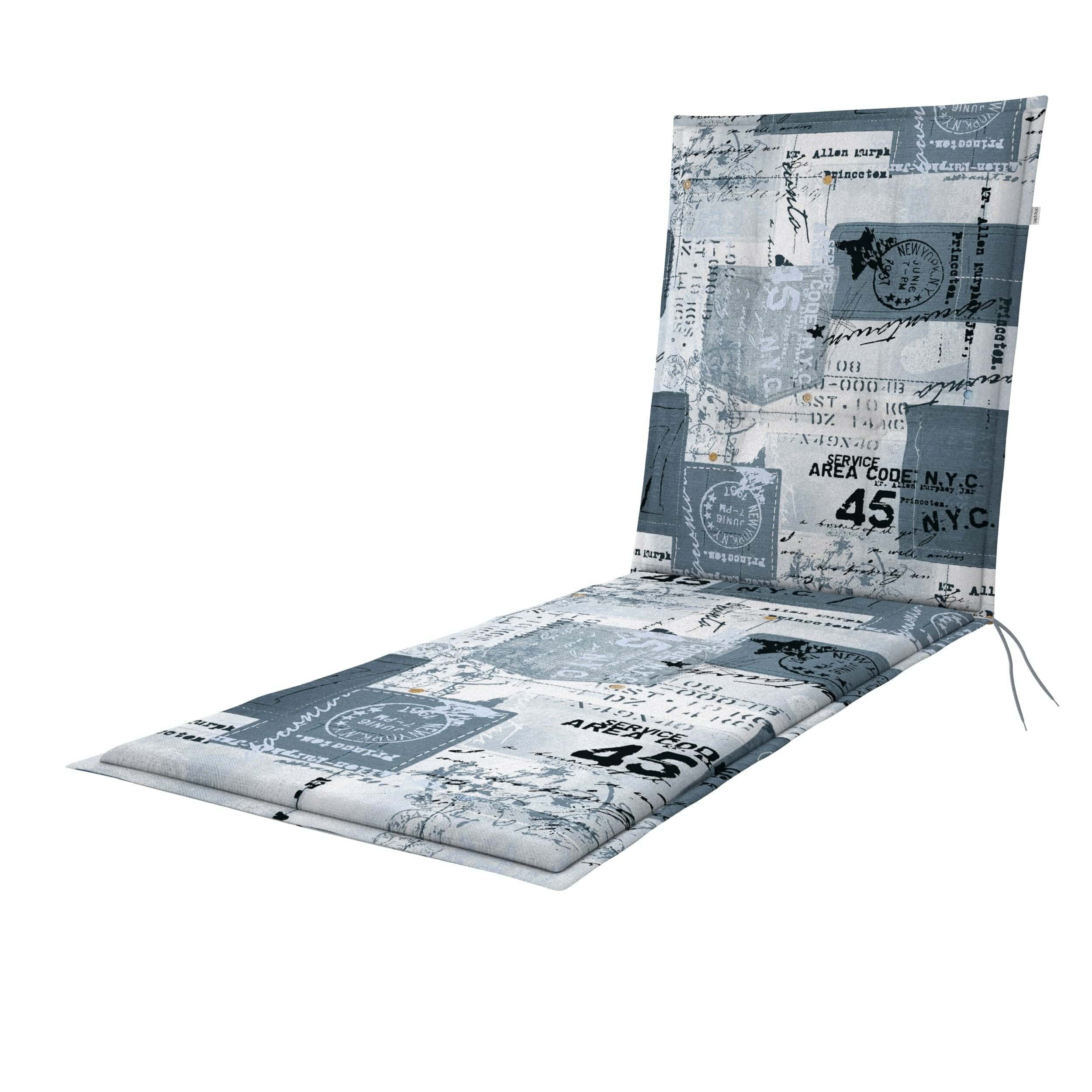 Chaise longue à roulettes Living