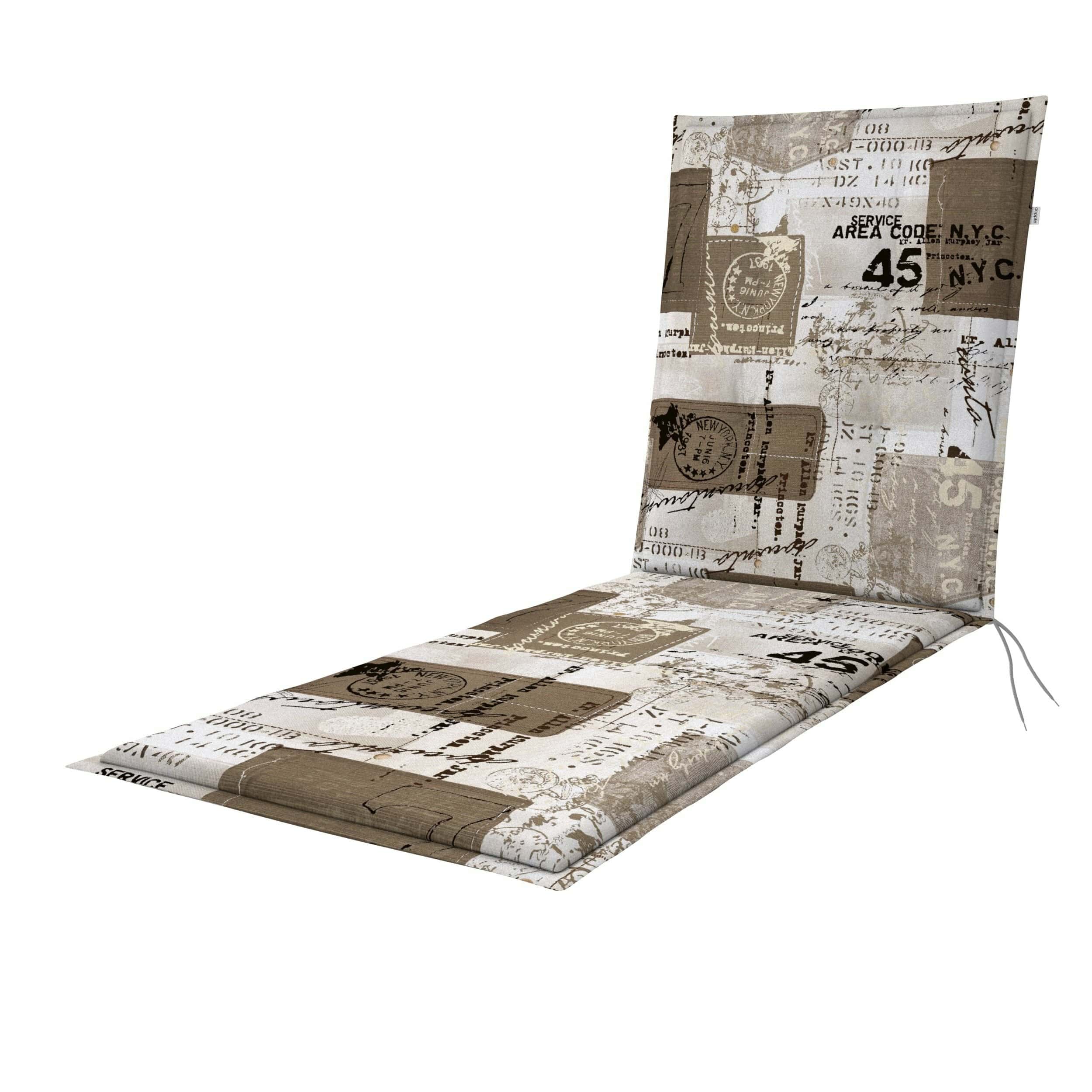 Chaise longue à roulettes Living