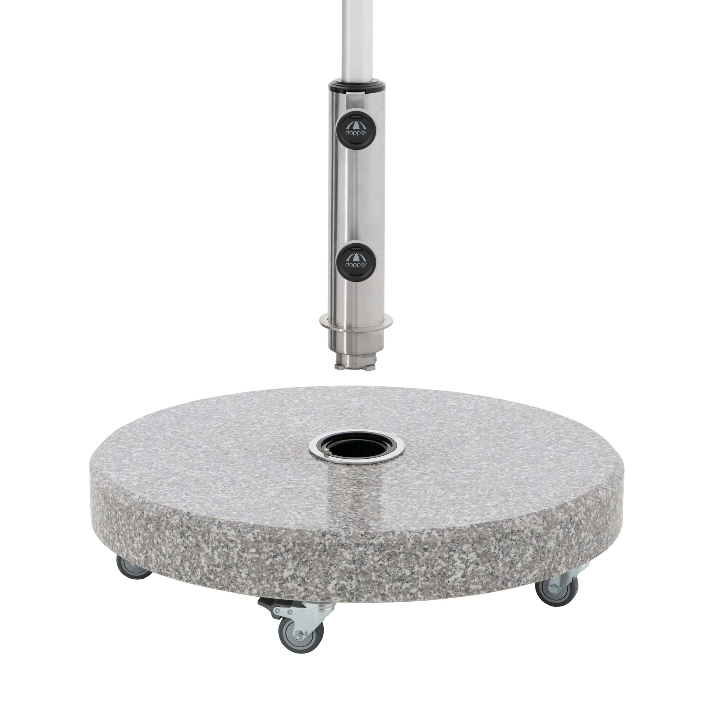 Standrohr für EXPERT Click-It Granitsockel mit Rollen 50/70kg