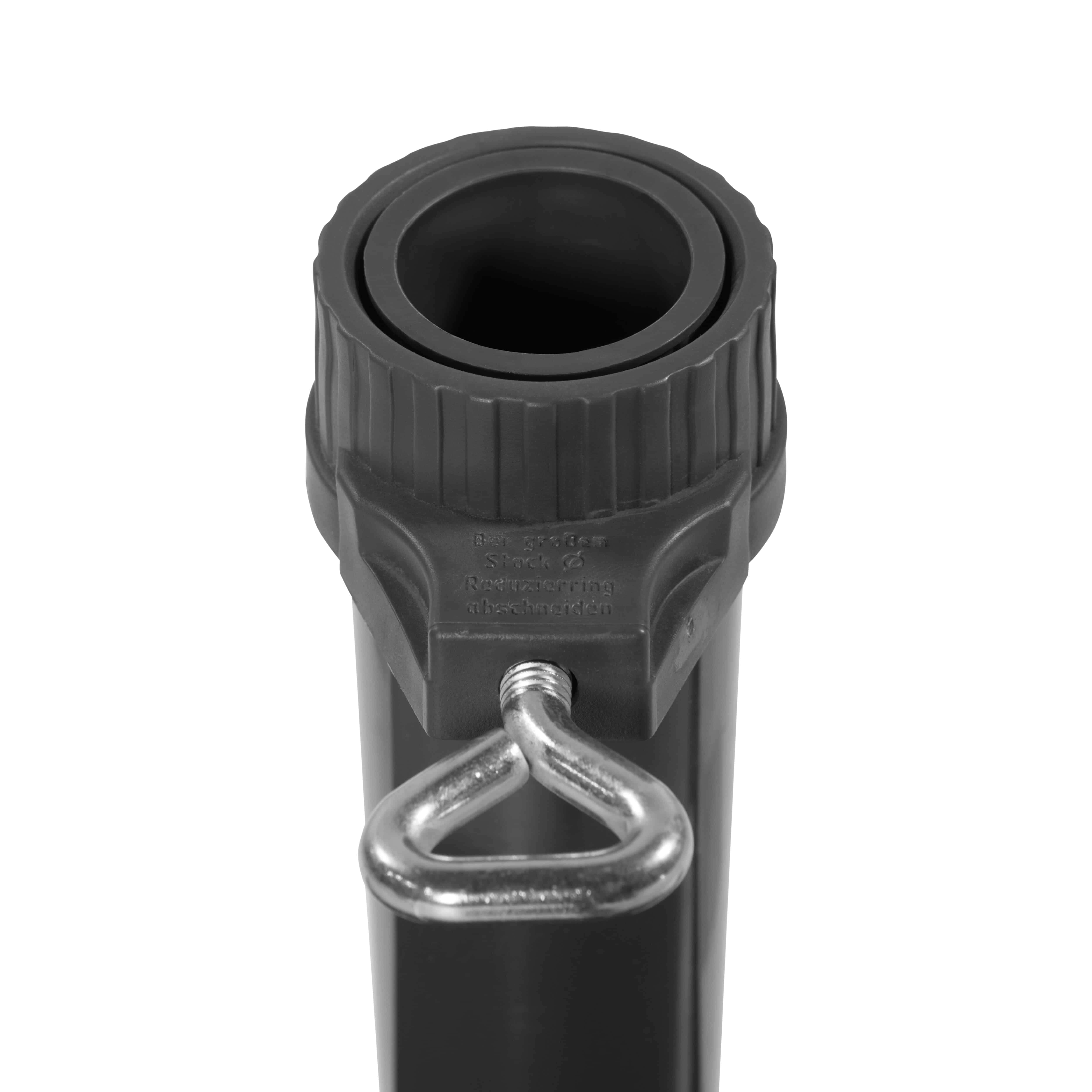 Tube pour socle en béton 25 kg anthracite (85899MA)