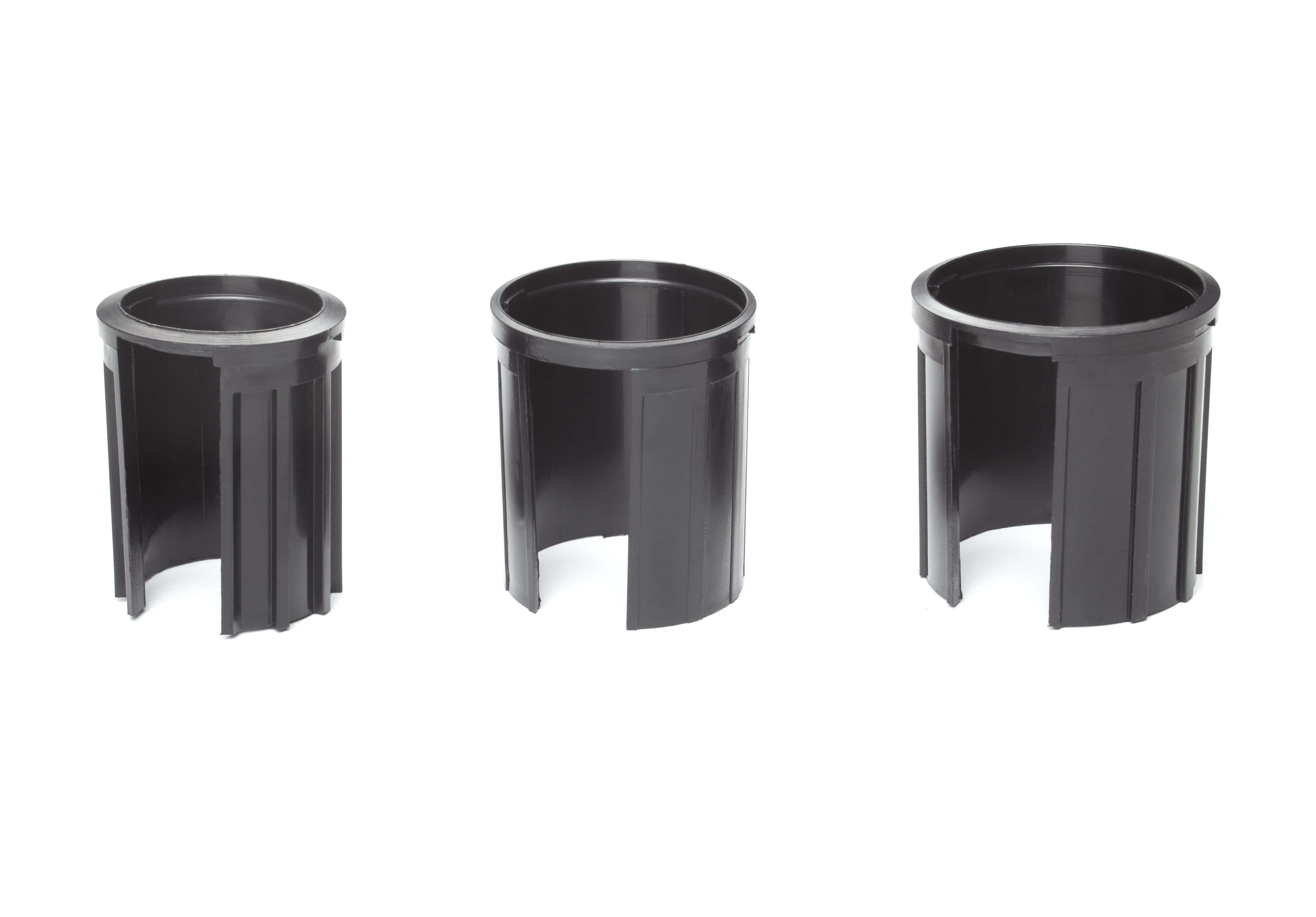 Granitsockel-Reduzierringe Innendurchm. 52,48,40 mm schwarz