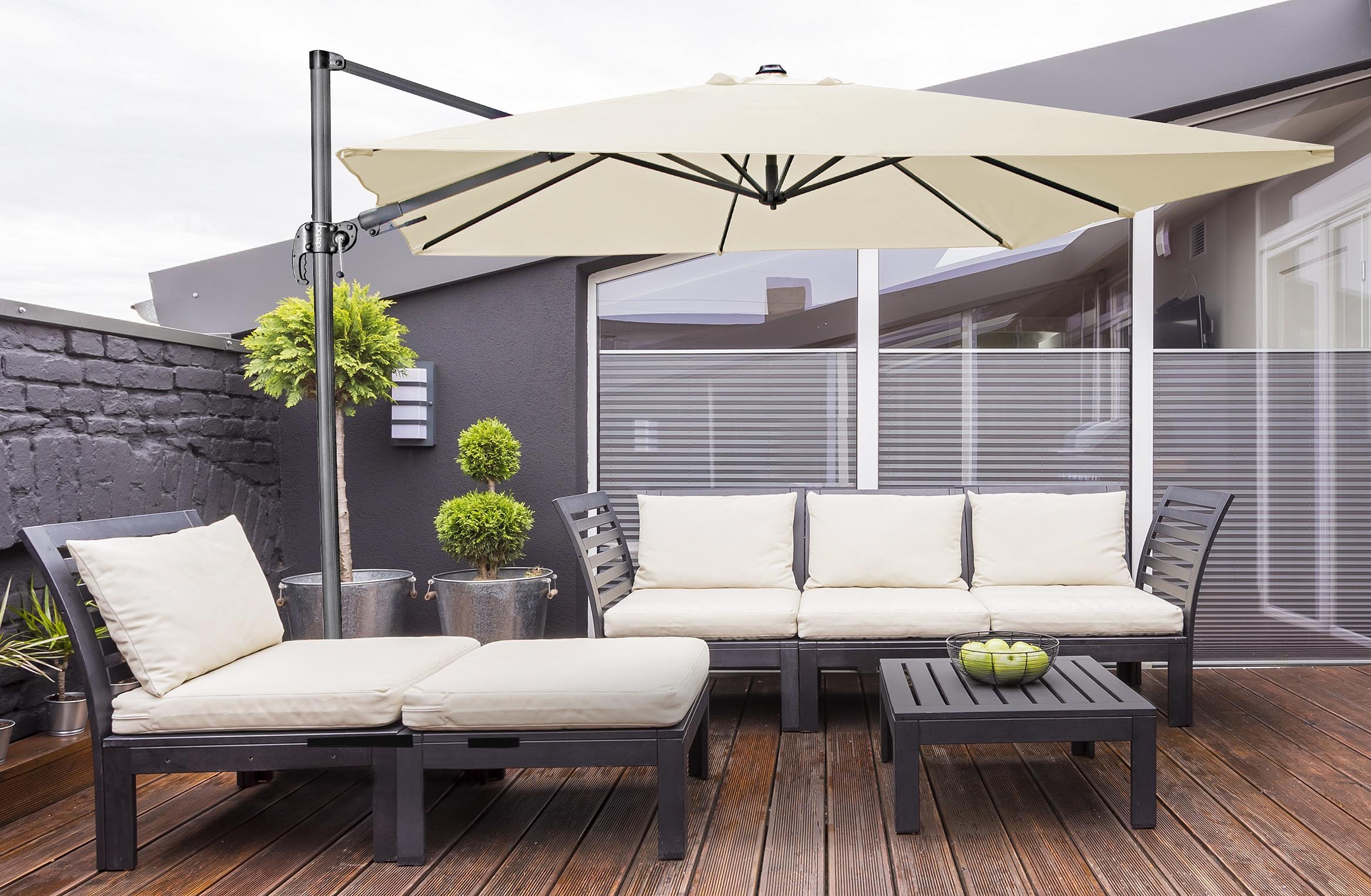 derby Ampelschirm Ravenna 275x275 natur