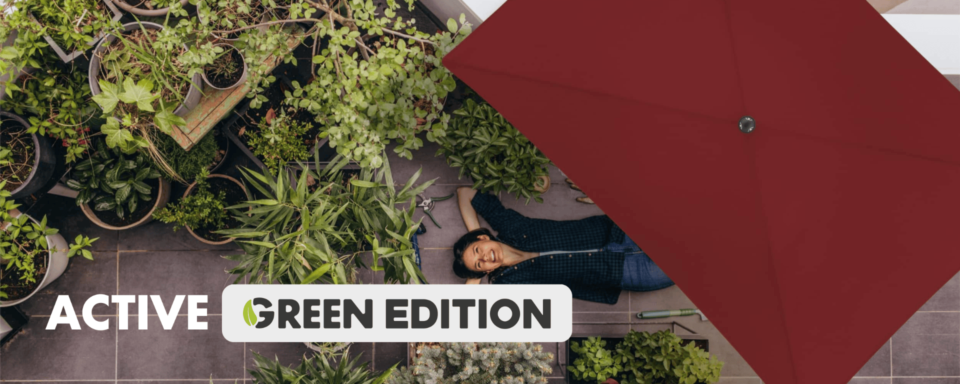 Nachhaltige Sonnenschirme doppler Active Green Edition